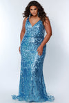 Plus Size Dresses Long Mermaid Formal Plus Size Prom Dress Bluejay