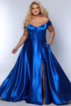 Plus Size Dresses Prom A Line Long Formal Plus Size Corset Dress Royal