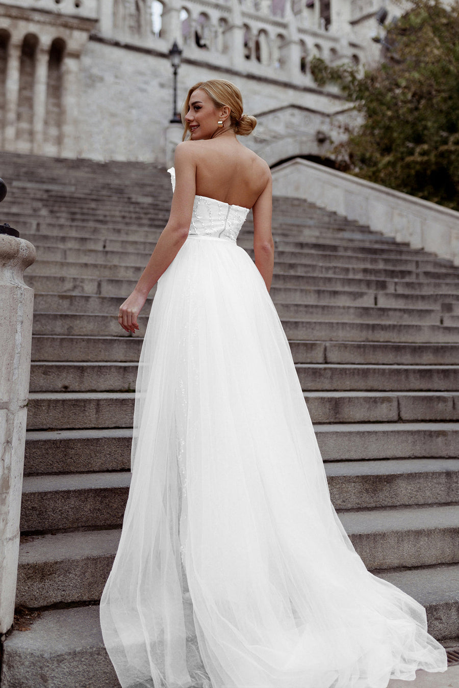 Prom Dresses Long Sequin Ball Gown Formal Prom Dress Off White