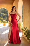 Prom Dresses Long Fitted Lace Formal Prom Dress Red