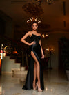 Prom Dresses Long Fitted Lace Formal Prom Dress Black