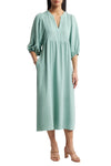 Cocktail Dresses Short Cocktail Puff Sleeve Midi Maxi DressSeafoam