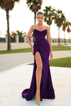 Prom Dresses Long Fitted Formal Evening Prom Dress Royal Purple