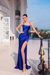 Prom Dresses Long Pleated Formal Prom Dress Royal Blue