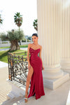 Prom Dresses Long Evening Formal Prom Dress Ruby Red