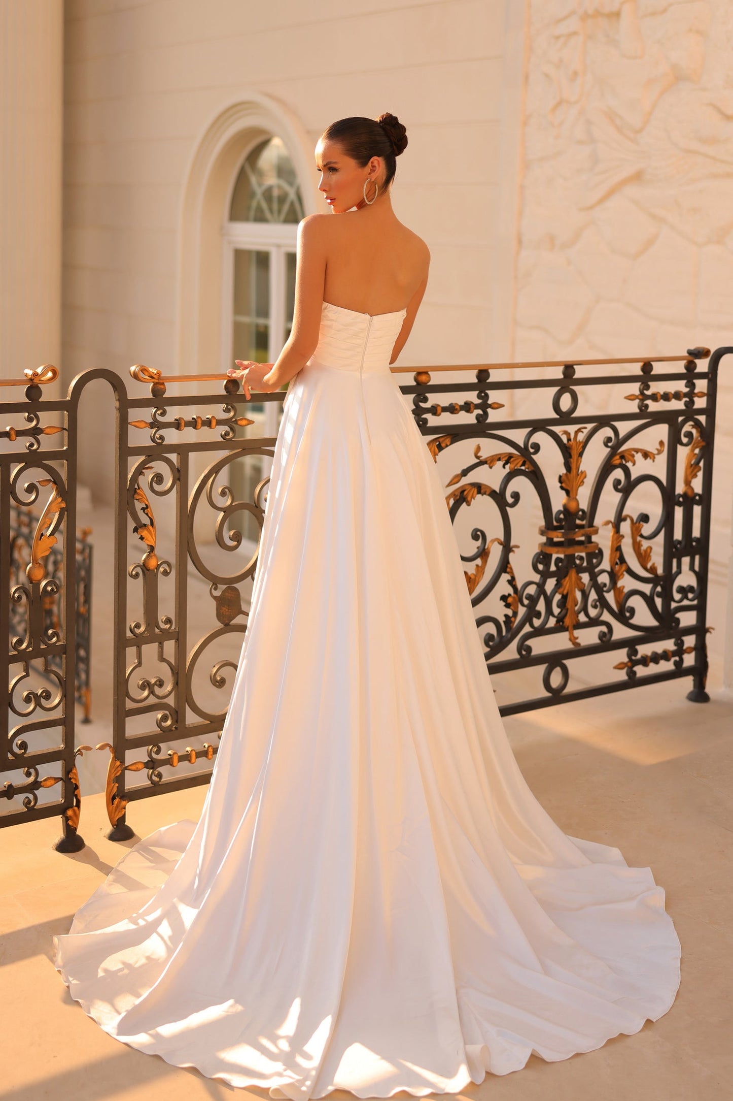 Wedding Dresses A Line Heart Shape Long Wedding Dress Off White