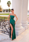 Prom Dresses Beaded Long Formal Prom Dress Emerald Green