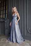 Prom Dresses Pleated Long Formal Prom Dress Lilac