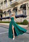 Prom Dresses Long Lace Formal Prom Dress Emerald Green