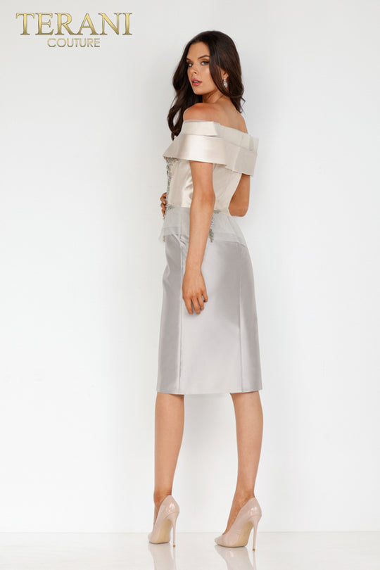 فستان كوكتيل قصير من Terani Couture 2111C4560