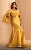 Formal Dresses Long Beaded Formal Evening Dress Mustard