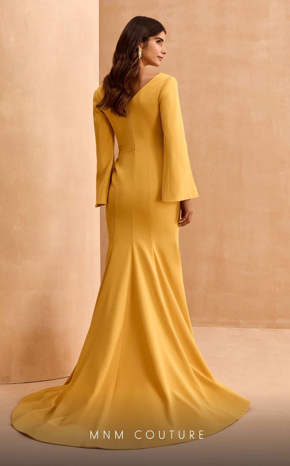 Formal Dresses Long Beaded Formal Evening Dress Mustard