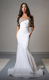 Formal Dresses Long Mermaid Fit Formal Evening Prom Dress White/Beige