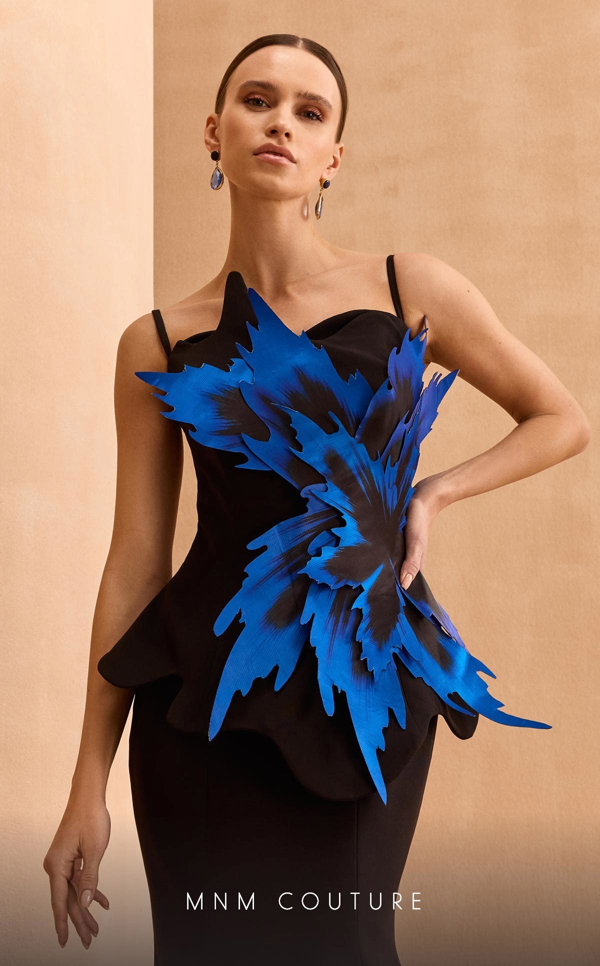 Formal Dresses Long Formal Mermaid Evening Prom Dress Black/Royal