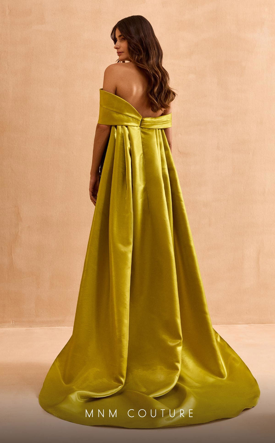 Formal Dresses Long Pleated Formal Slit Prom Dress Black/Lime