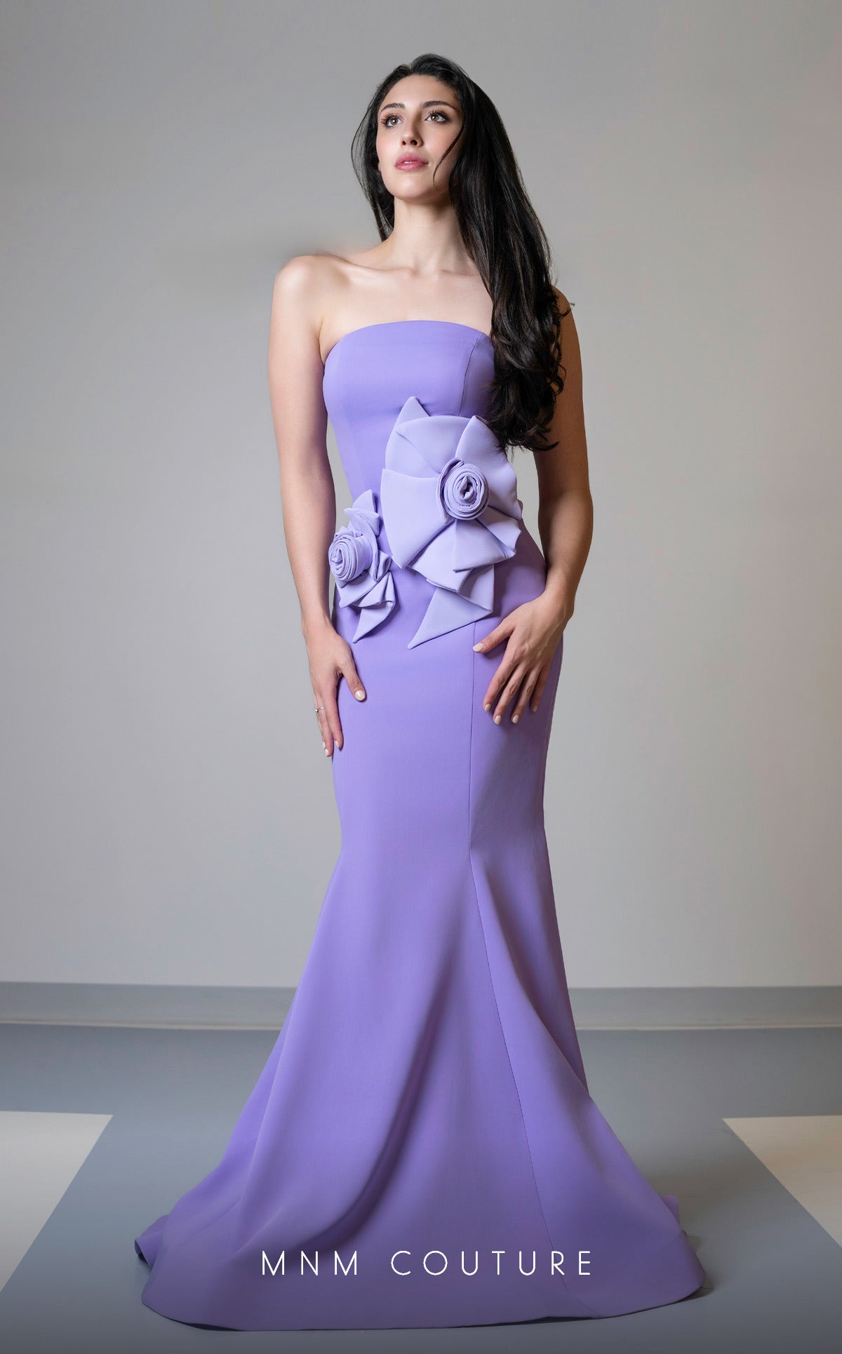 Prom Dresses Fitted Long Formal Mermaid Prom Dress Purple