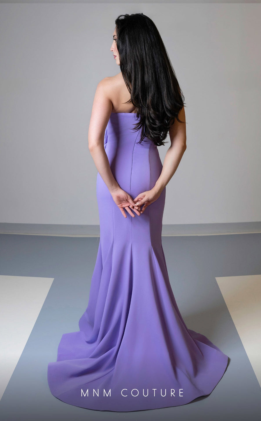 Prom Dresses Fitted Long Formal Mermaid Prom Dress Purple