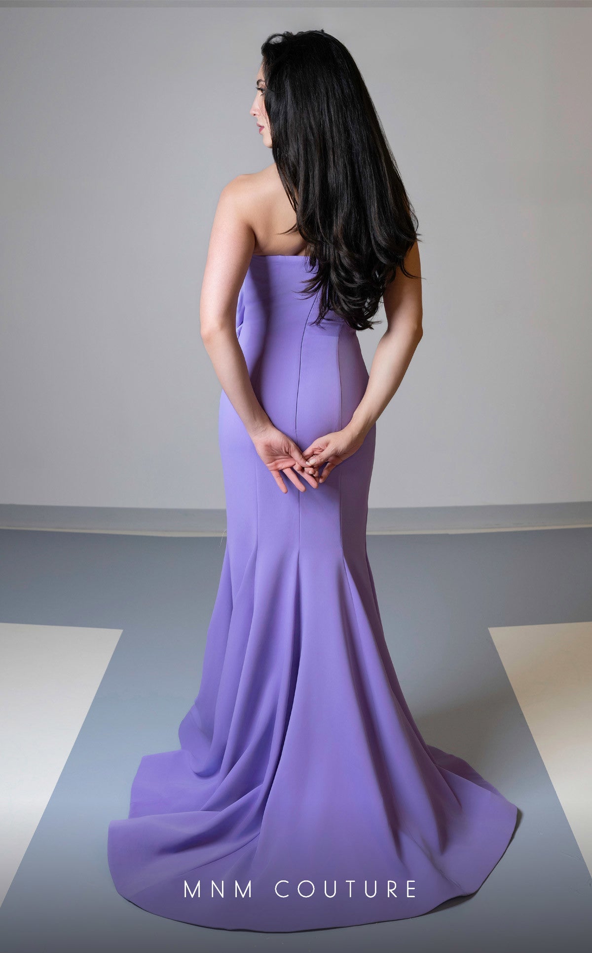 Prom Dresses Fitted Long Formal Mermaid Prom Dress Purple