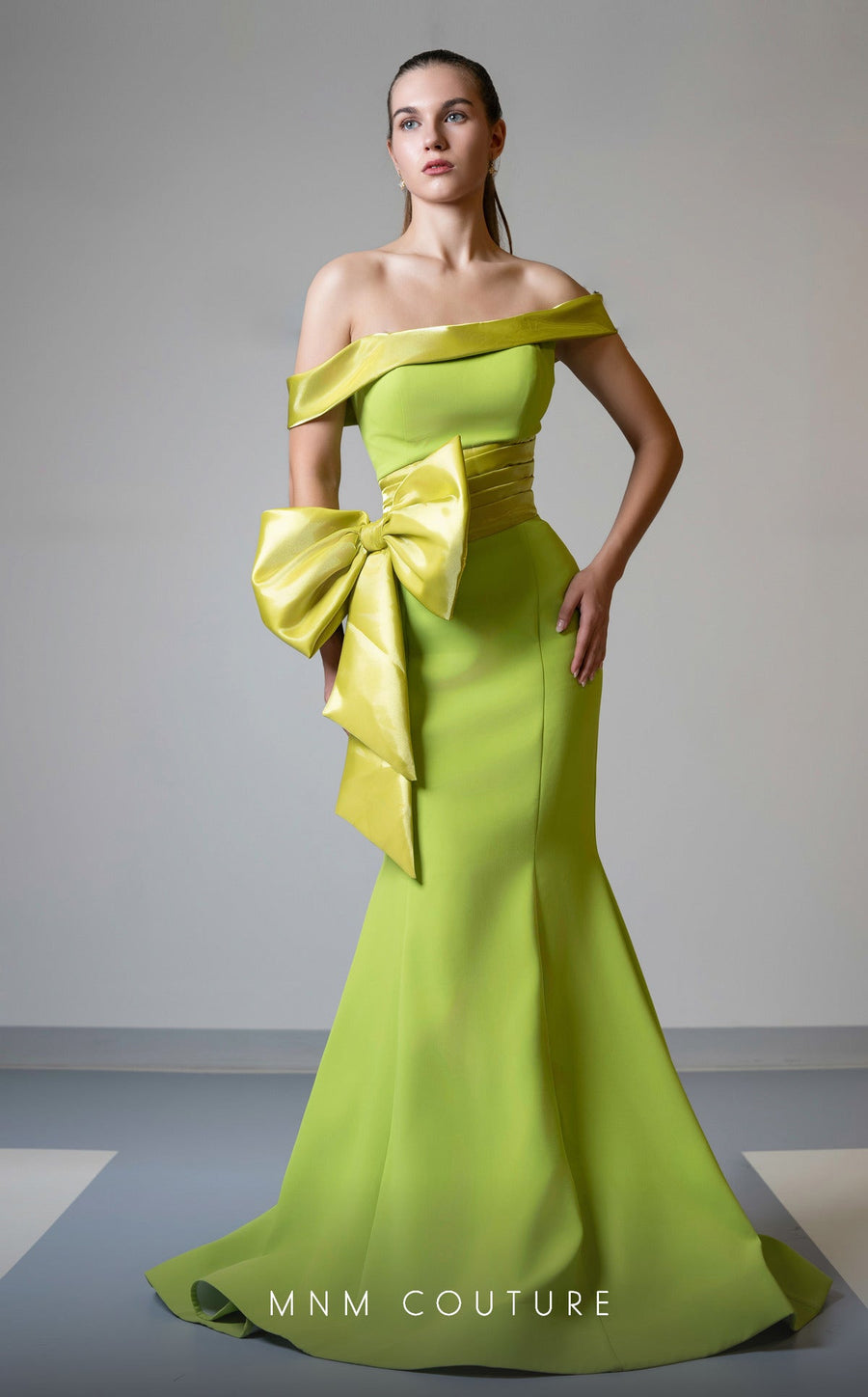 Formal Dresses Prom Long Mermaid Fit Evening Formal Dress Lime