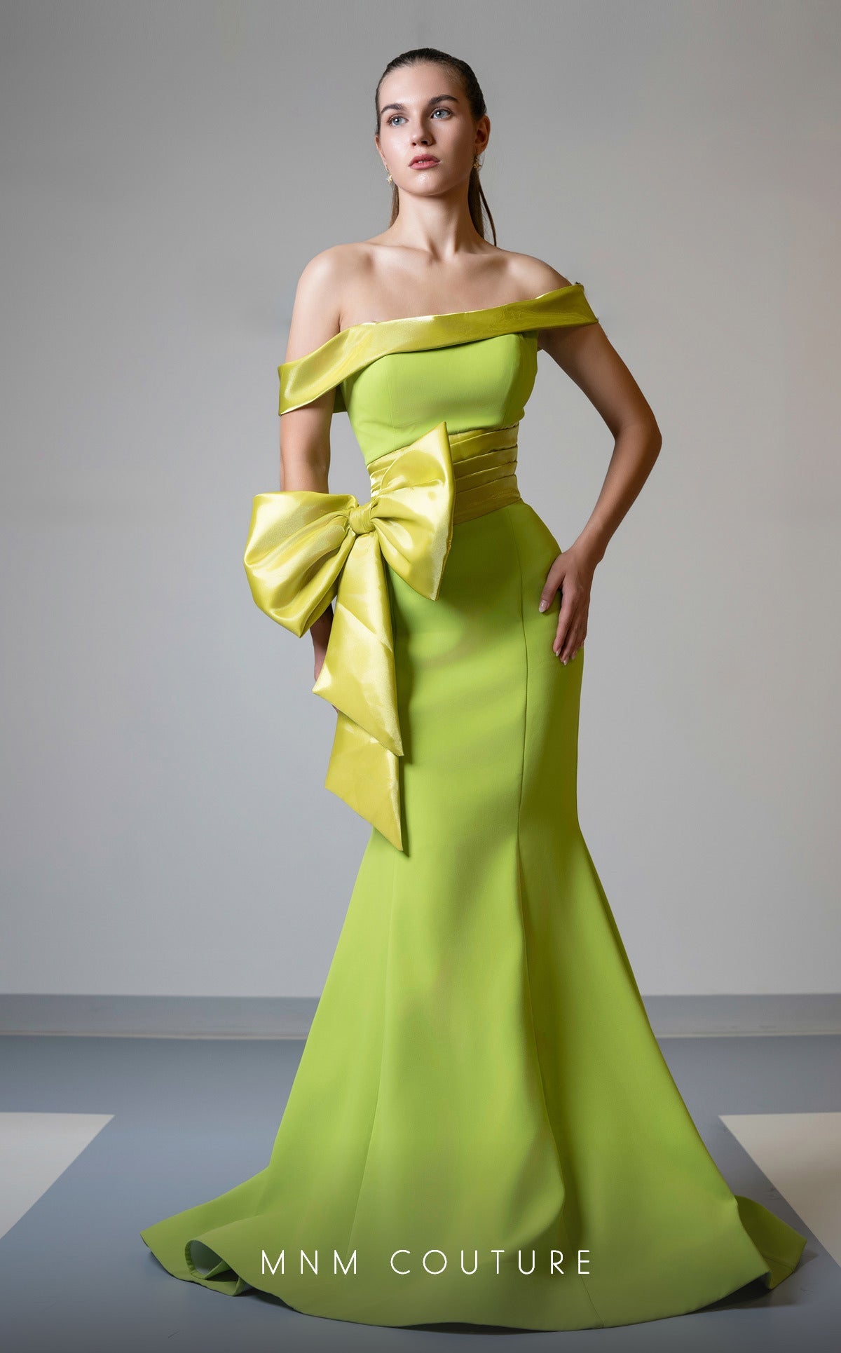 Formal Dresses Prom Long Mermaid Fit Evening Formal Dress Lime