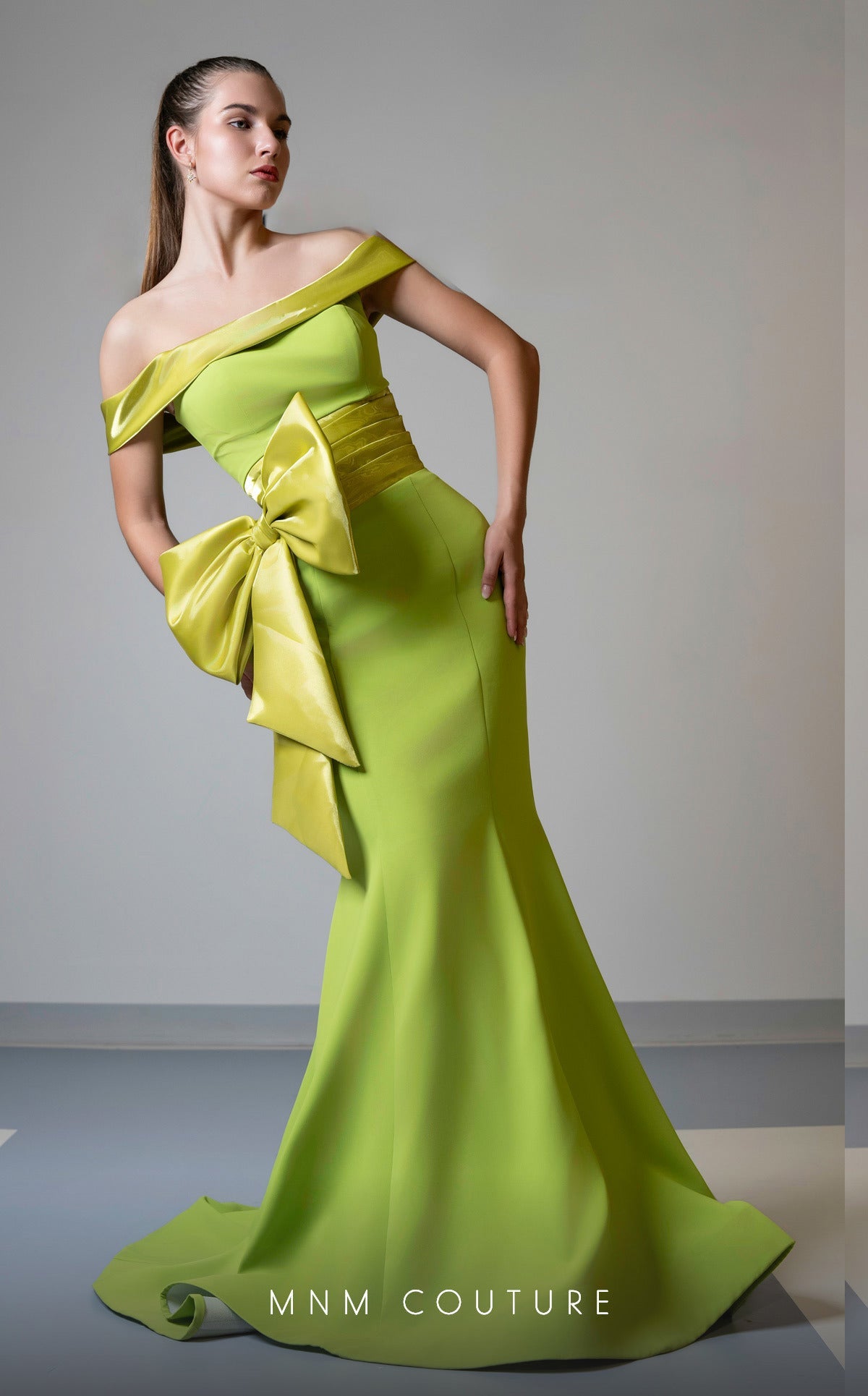 Formal Dresses Prom Long Mermaid Fit Evening Formal Dress Lime
