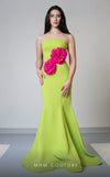 Formal Dresses Long Mermaid Fit Prom Formal Evening Dress Green/Fuchsia