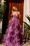 Prom Dresses Long A Line Formal Evening Prom Dress Dusty Lavender