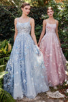 Prom Dresses Long A-Line Spaghetti StrapsProm Dress Spring Blush