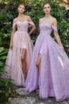 Prom Dresses Long A-Line Off Shoulder Prom Dress Lavender
