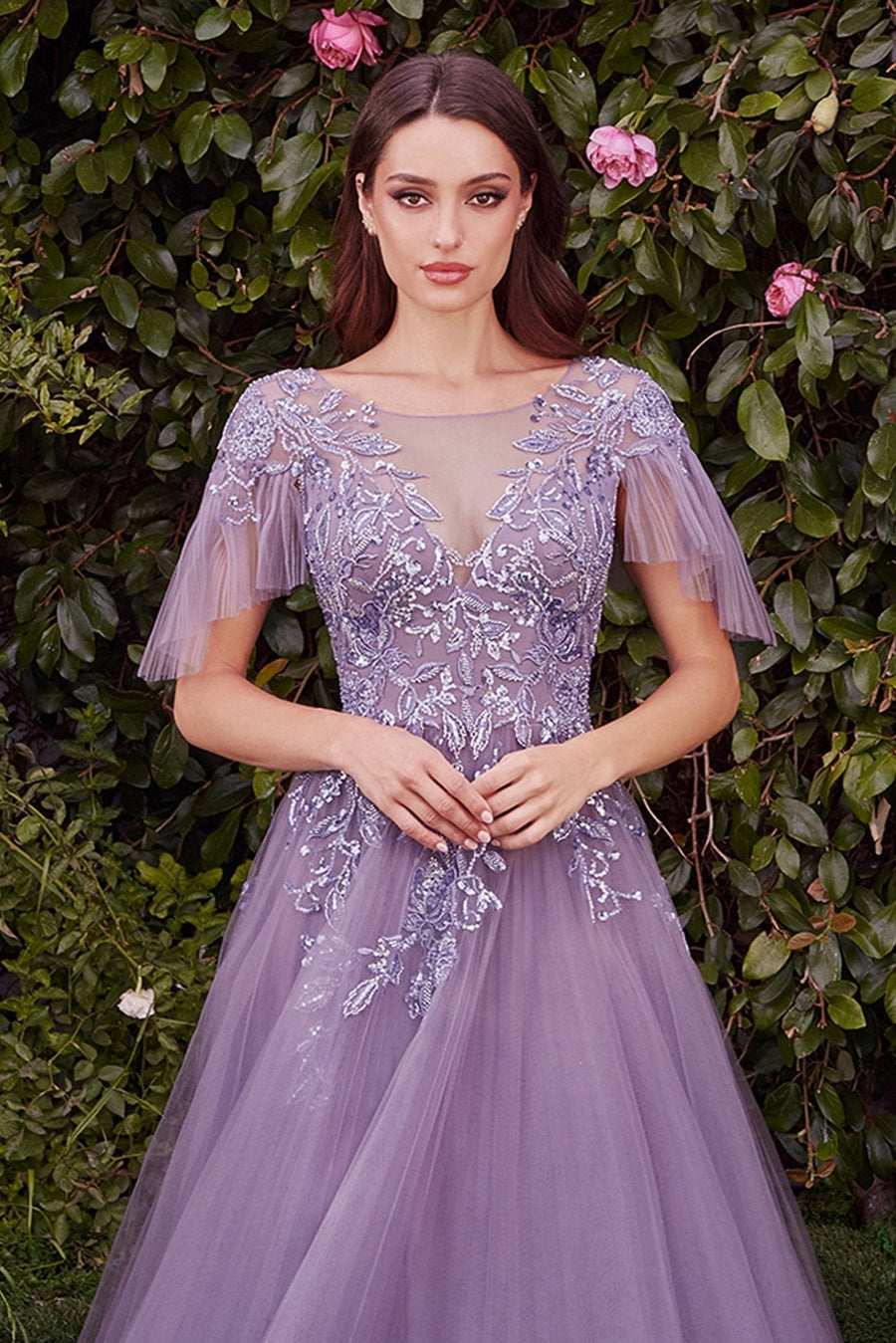 Formal Dresses A Line Sequin Long Formal Prom Dress English Violet