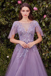 Formal Dresses A Line Sequin Long Formal Prom Dress English Violet