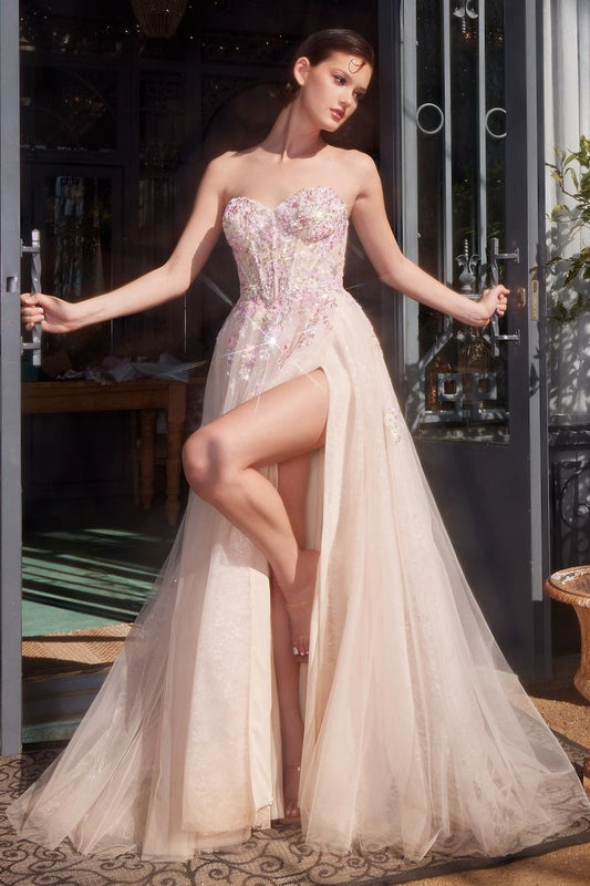 Prom Dresses Long Formal Applique A Line Prom Dress Multi