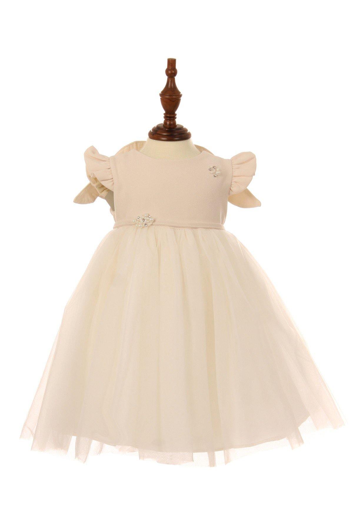 Adorable Two Tone Baby Dress - The Dress Outlet Cinderella Couture
