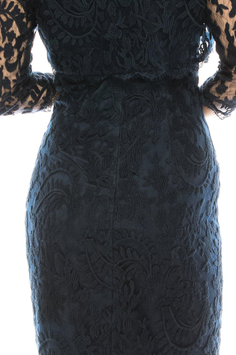 Adrianna Papell Short Mother of the Bride Lace Dress - The Dress Outlet