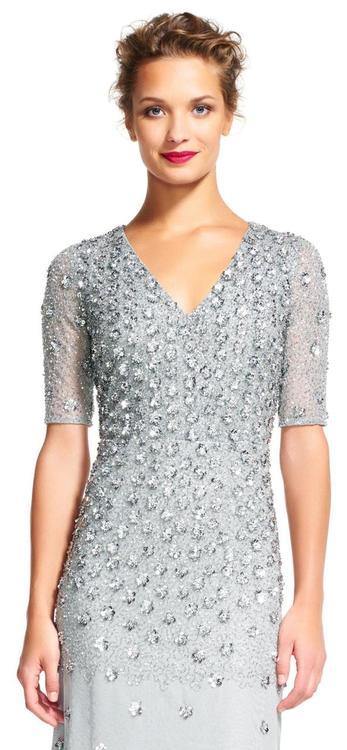 Adrianna Papell Mother of the Bride Dress Long Formal - The Dress Outlet Adrianna Papell