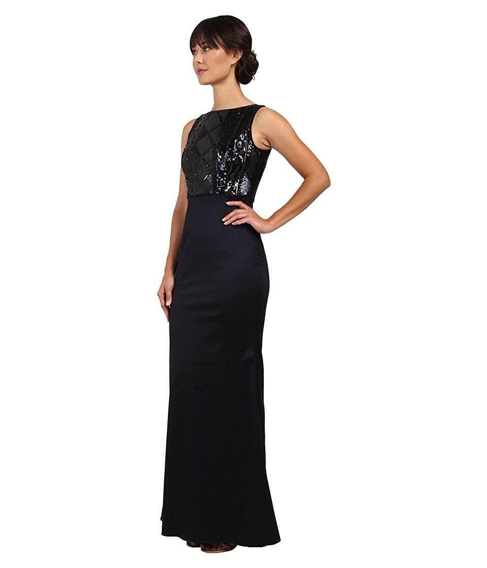 Adrianna Papell Long Sleeveless Formal Evening Gown - The Dress Outlet Adrianna Papell