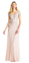 Adrianna Papell Long Formal Petite Evening Prom Dress - The Dress Outlet Adrianna Papell