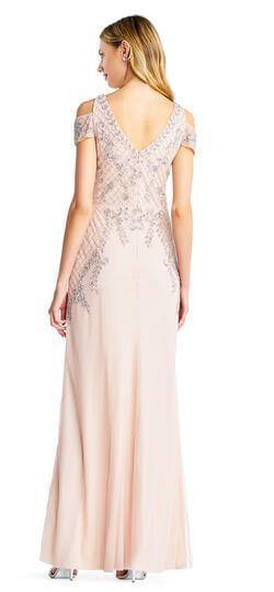 Adrianna Papell Long Formal Petite Evening Prom Dress - The Dress Outlet Adrianna Papell