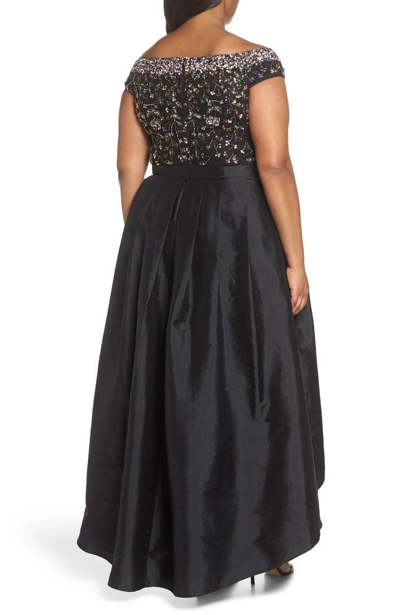 Adrianna Papell Plus Size High Low Dress AP1E203707 - The Dress Outlet