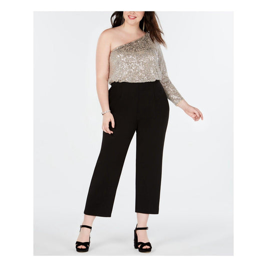 Adrianna Papell Plus Size Jumpsuit AP1E205740 W - The Dress Outlet