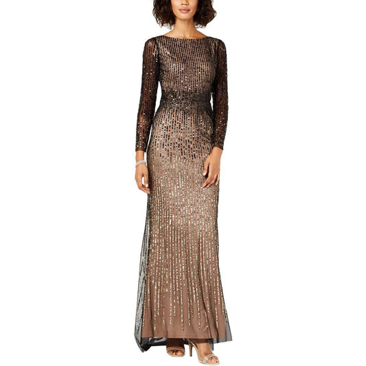 Adrianna Papell Plus Size Long Dress AP1E204751W - The Dress Outlet