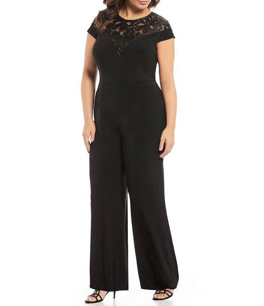 Adrianna Papell Plus Size Pansuit Sale - The Dress Outlet