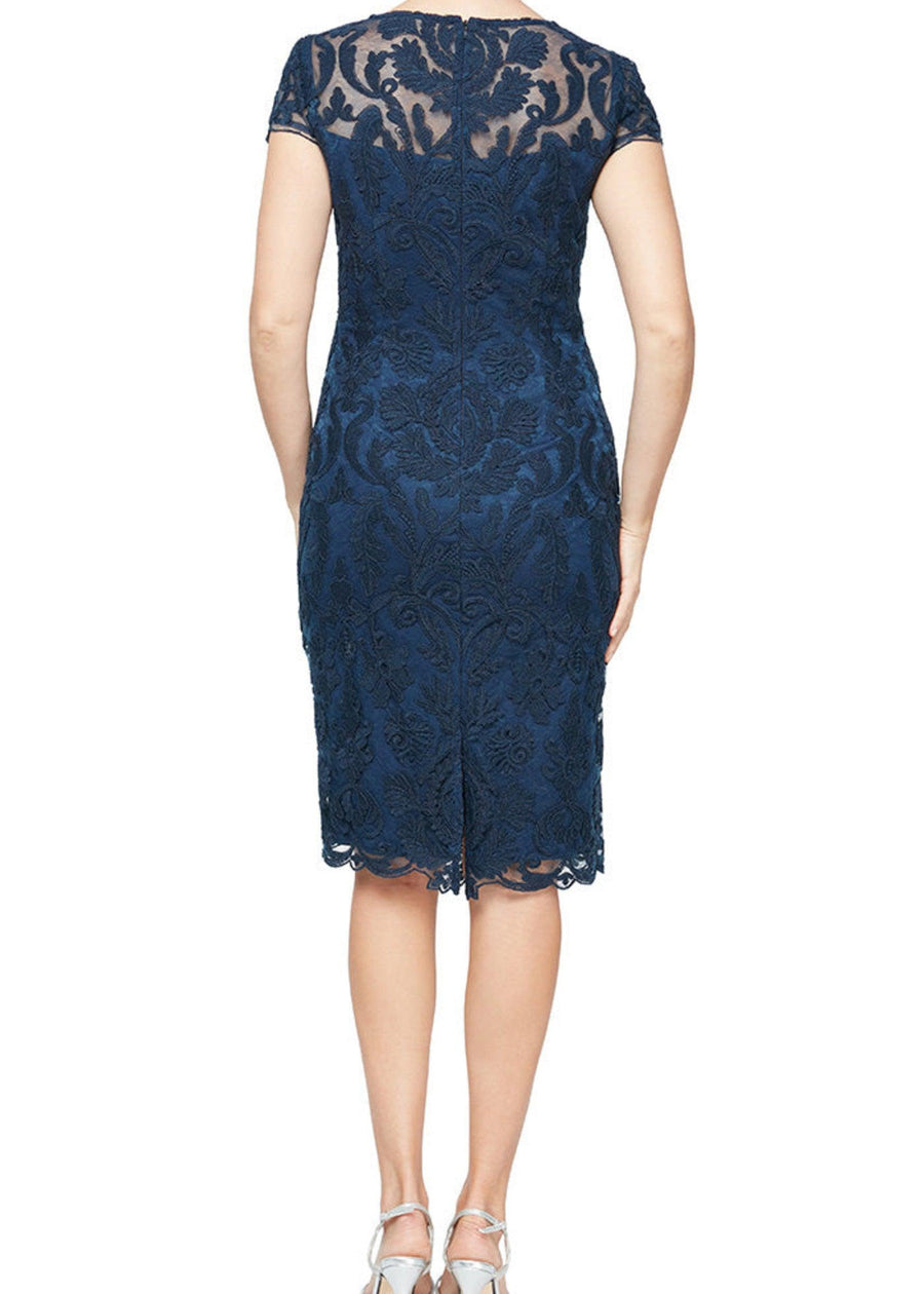 Alex Evenings 81171036 Short Cap Sleeve Cocktail Dress