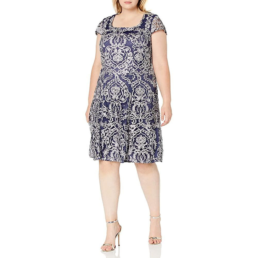 Alex Evenings Plus Size Short Cocktail Dress 84171058 - The Dress Outlet