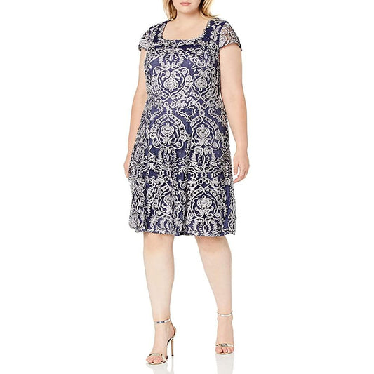 Alex Evenings Plus Size Short Cocktail Dress 84171058 - The Dress Outlet