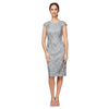 Alex Evenings Short Cocktail Cap Sleeve Dress 81171037 - The Dress Outlet