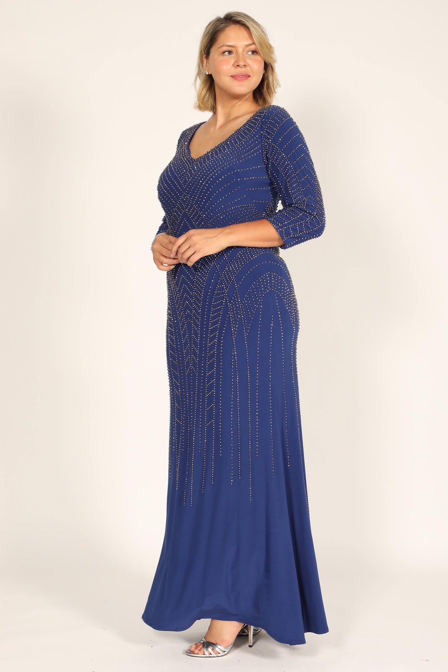 R&M Richards Formal Pantsuit Plus Size 2343W