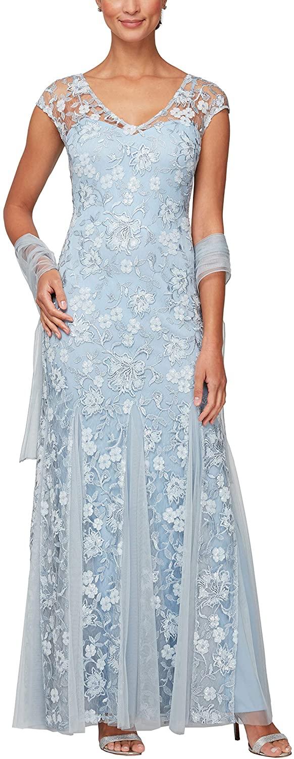 Alex Evenings Formal Long Dress 82122425 - The Dress Outlet