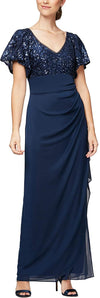 Alex Evenings Formal Long Mother of the Bride Dress 8296771 - The Dress Outlet