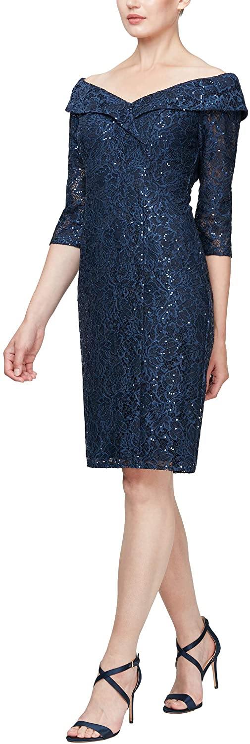 Alex Evenings Formal Short Dress 81122376 - The Dress Outlet